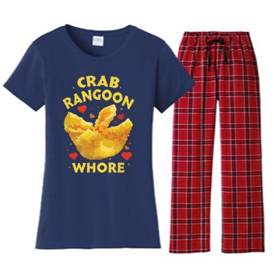 Crab Rangoon, Rangoon Lover Women's Flannel Pajama Set