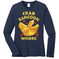 Crab Rangoon, Rangoon Lover Ladies Long Sleeve Shirt