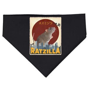 Cute Ratzilla Rat Mouse Japanese Anime USA-Made Doggie Bandana