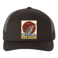 Cute Ratzilla Rat Mouse Japanese Anime Yupoong Adult 5-Panel Trucker Hat