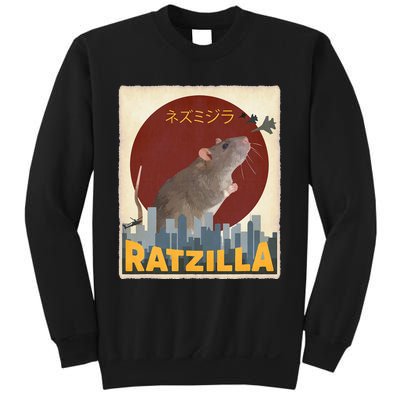 Cute Ratzilla Rat Mouse Japanese Anime Sweatshirt