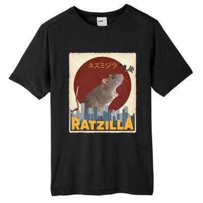 Cute Ratzilla Rat Mouse Japanese Anime Tall Fusion ChromaSoft Performance T-Shirt