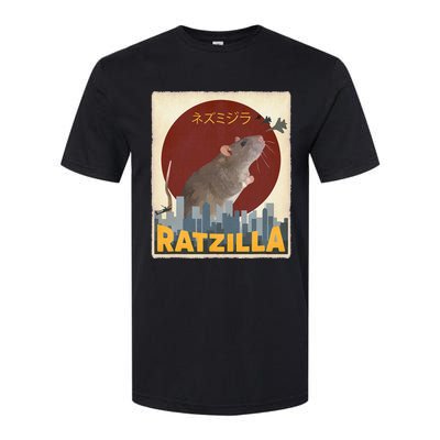 Cute Ratzilla Rat Mouse Japanese Anime Softstyle® CVC T-Shirt