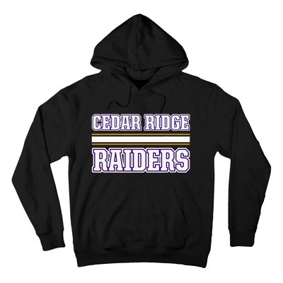 Cedar Ridge Raiders Horizontal Stripes Hoodie