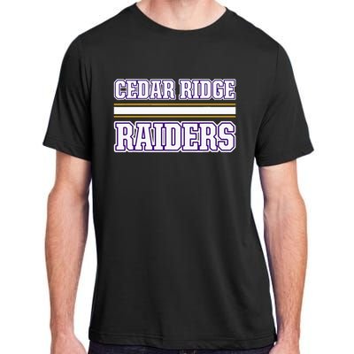 Cedar Ridge Raiders Horizontal Stripes Adult ChromaSoft Performance T-Shirt