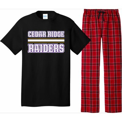 Cedar Ridge Raiders Horizontal Stripes Pajama Set