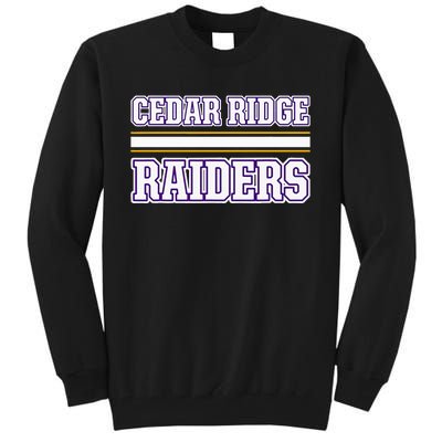 Cedar Ridge Raiders Horizontal Stripes Tall Sweatshirt