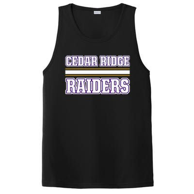 Cedar Ridge Raiders Horizontal Stripes PosiCharge Competitor Tank