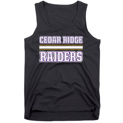 Cedar Ridge Raiders Horizontal Stripes Tank Top