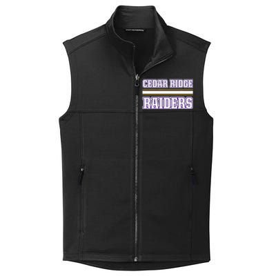 Cedar Ridge Raiders Horizontal Stripes Collective Smooth Fleece Vest