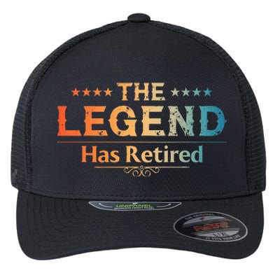 Cute Retired Retiring Retiree Retirement Flexfit Unipanel Trucker Cap