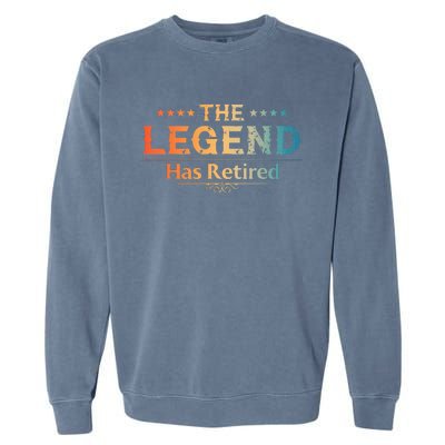 Cute Retired Retiring Retiree Retirement Garment-Dyed Sweatshirt