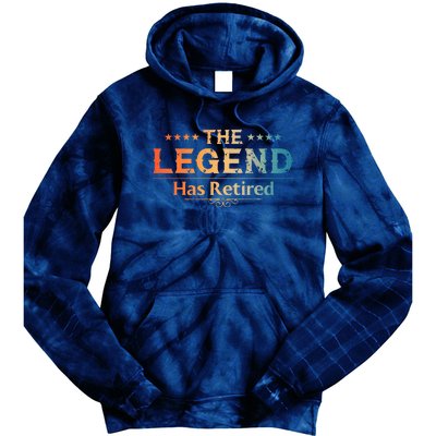 Cute Retired Retiring Retiree Retirement Tie Dye Hoodie