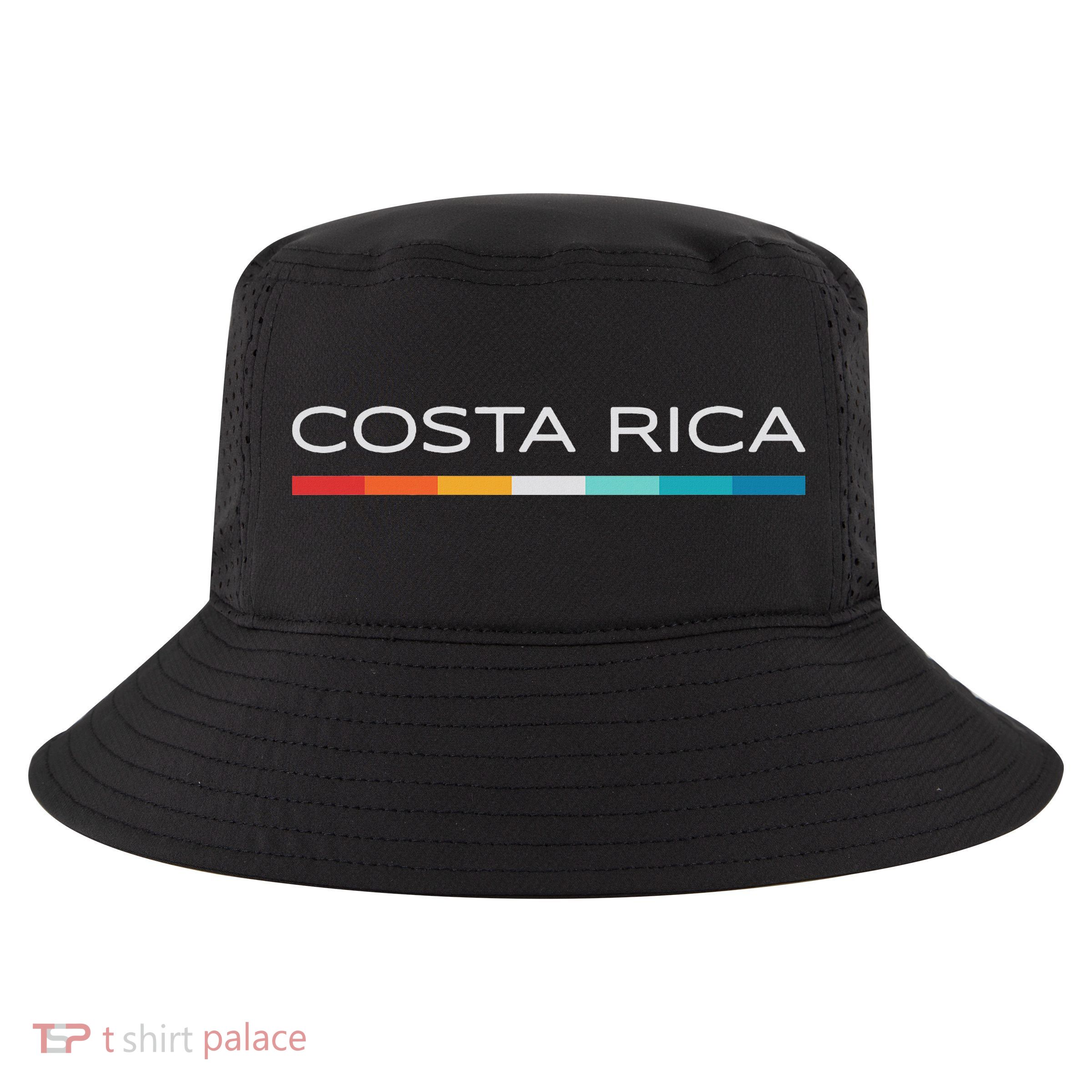 Costa Rica Retro Design Cool Comfort Performance Bucket Hat