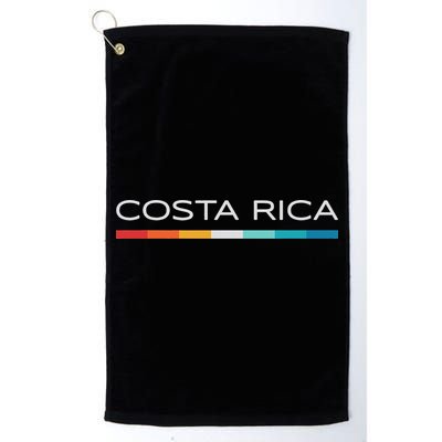 Costa Rica Retro Design Golf Towel