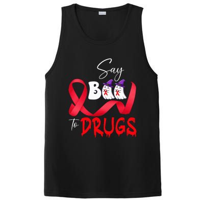 Cute Red Ribbon Week Say BOO To Drugs Halloween PosiCharge Competitor Tank