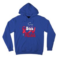 Cute Red Ribbon Week Say BOO To Drugs Halloween Hoodie