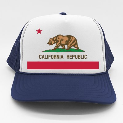 California Republic State Flag Trucker Hat