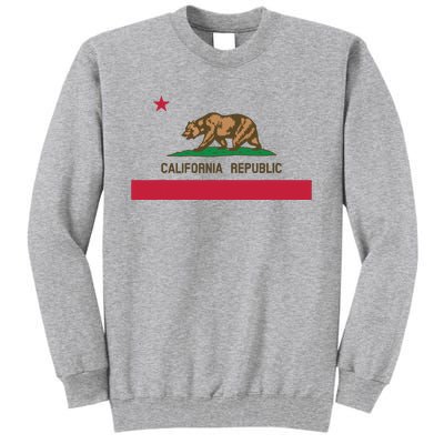 California Republic State Flag Tall Sweatshirt