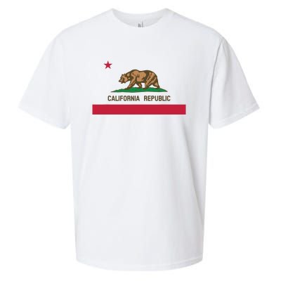 California Republic State Flag Sueded Cloud Jersey T-Shirt