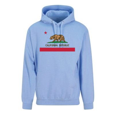 California Republic State Flag Unisex Surf Hoodie