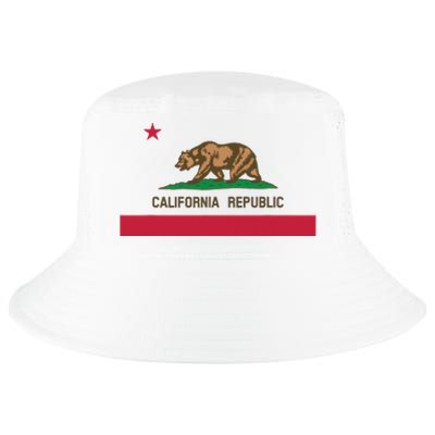 California Republic State Flag Cool Comfort Performance Bucket Hat