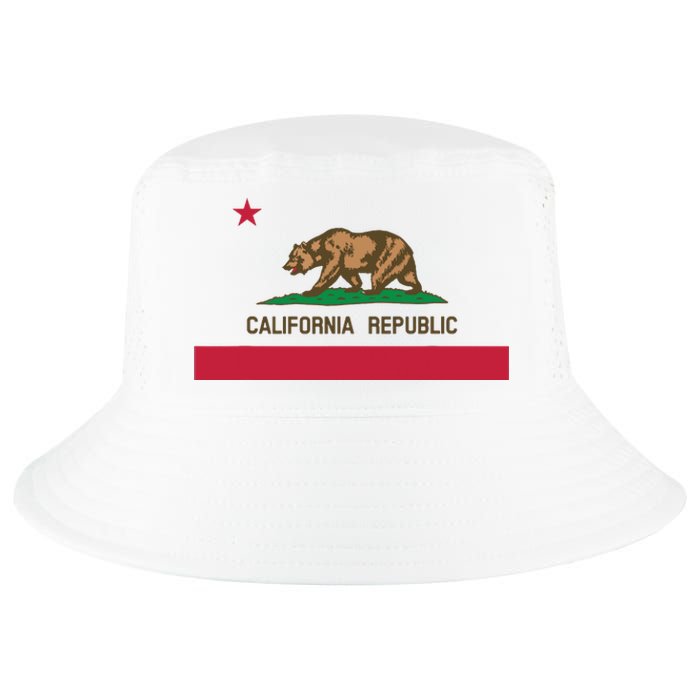 California Republic State Flag Cool Comfort Performance Bucket Hat