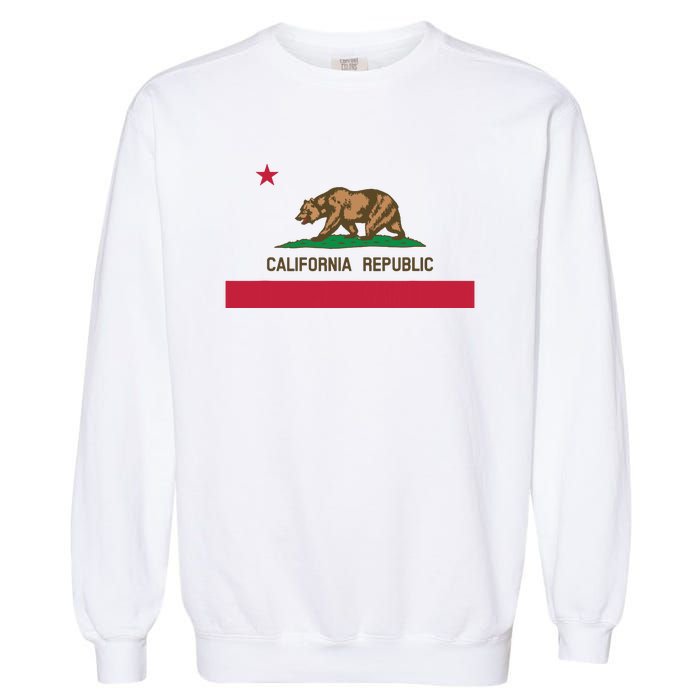 California Republic State Flag Garment-Dyed Sweatshirt