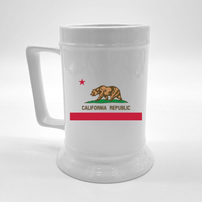 California Republic State Flag Beer Stein