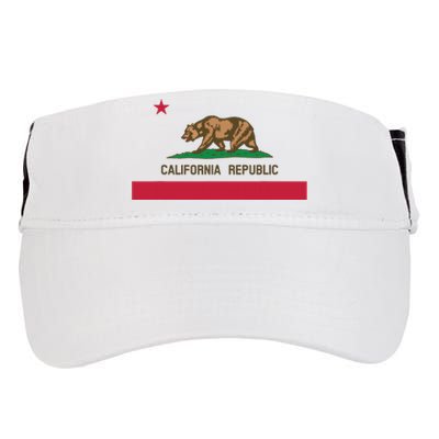 California Republic State Flag Adult Drive Performance Visor