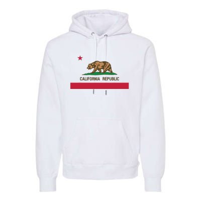 California Republic State Flag Premium Hoodie