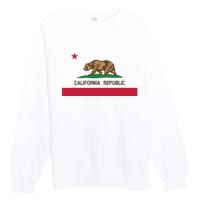 California Republic State Flag Premium Crewneck Sweatshirt