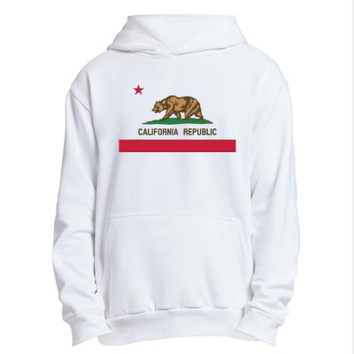 California Republic State Flag Urban Pullover Hoodie