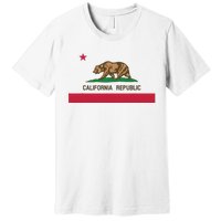 California Republic State Flag Premium T-Shirt