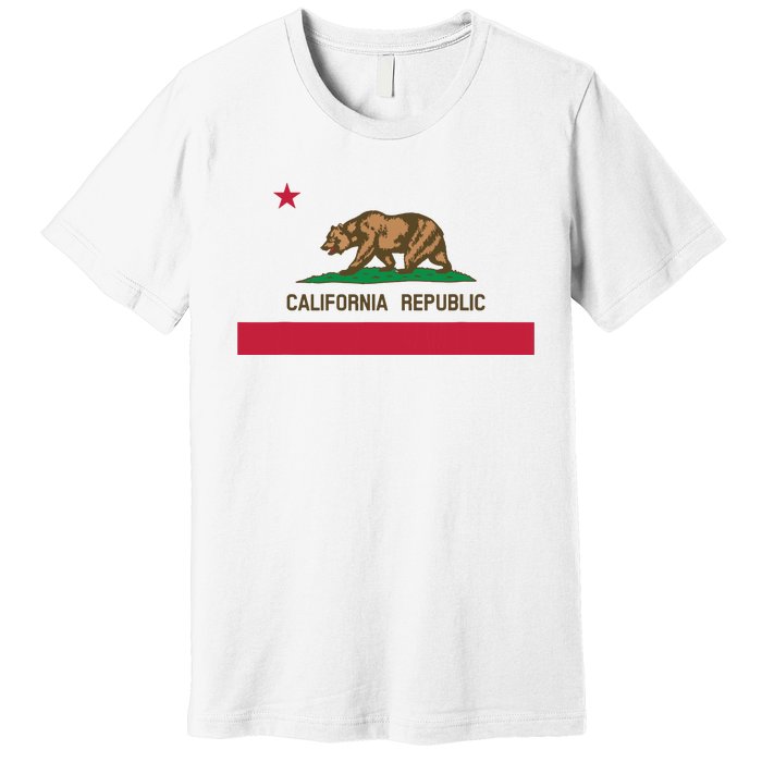 California Republic State Flag Premium T-Shirt