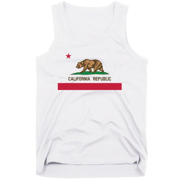 California Republic State Flag Tank Top