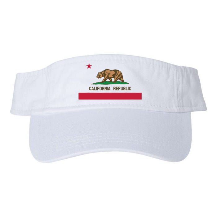 California Republic State Flag Valucap Bio-Washed Visor