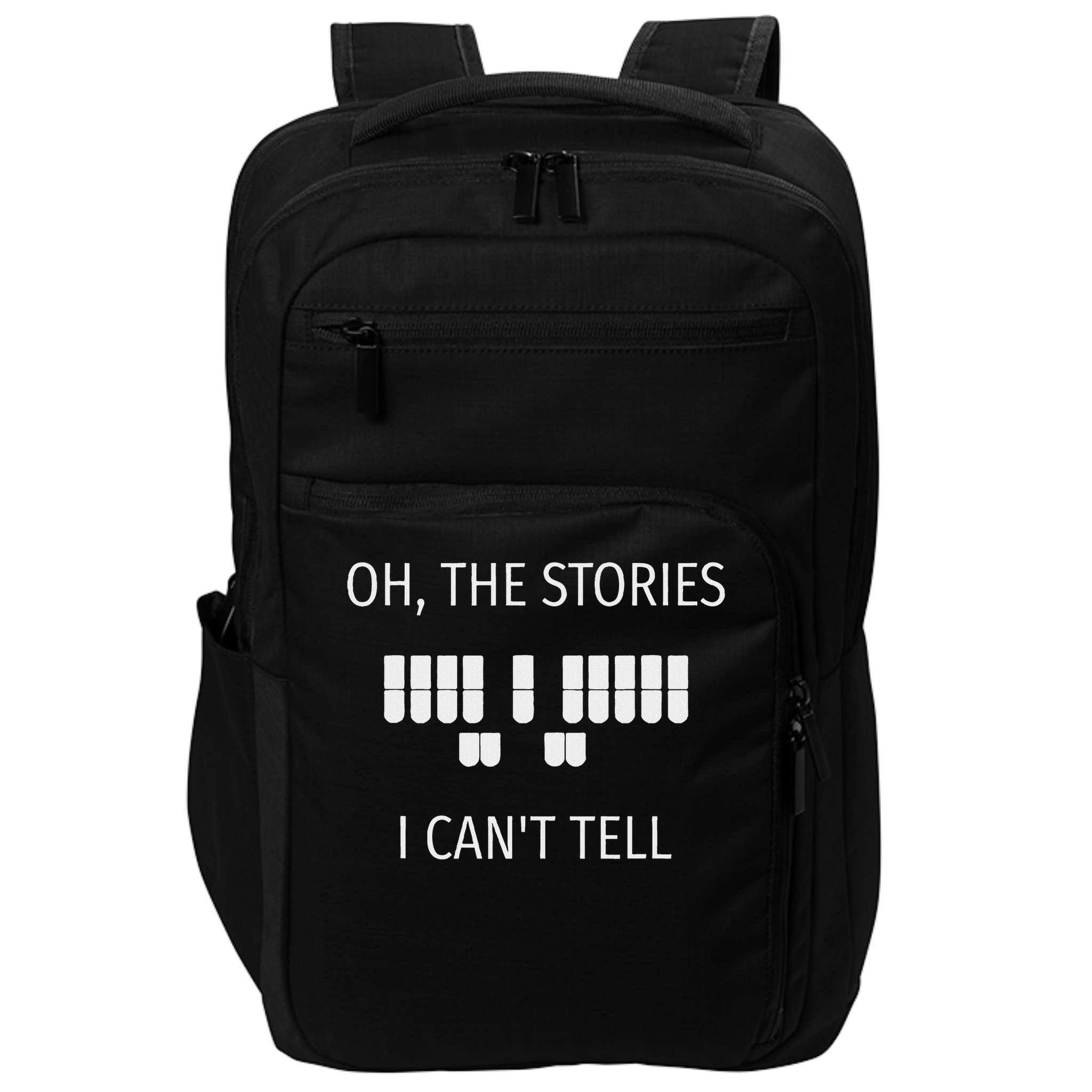Court Reporter Stenographer Stories Accessories Gifts Impact Tech Backpack