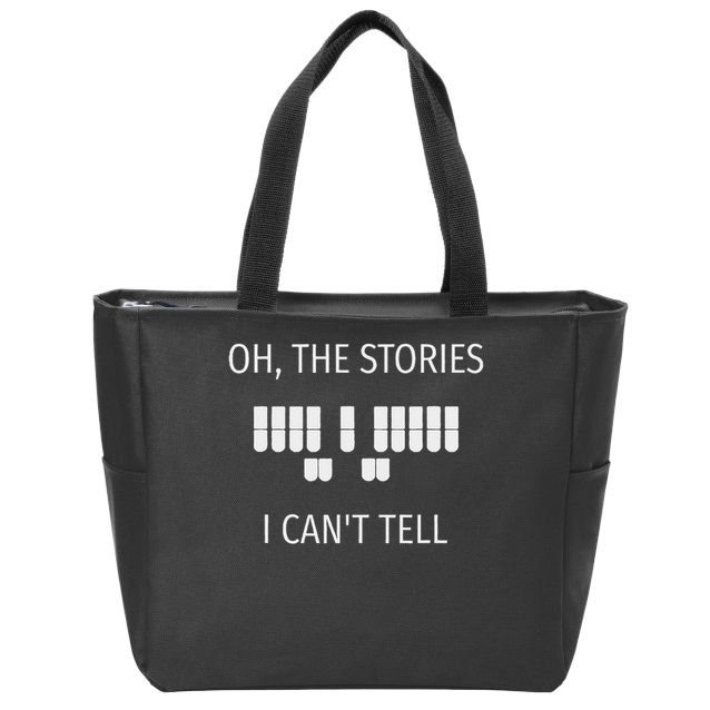 Court Reporter Stenographer Stories Accessories Gifts Zip Tote Bag