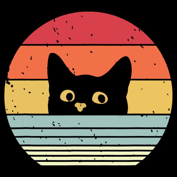 Cat Retro Style City Backpack