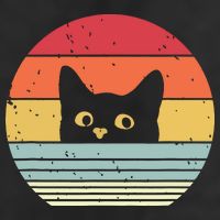 Cat Retro Style 15oz Campfire Ceramic Mug