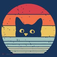 Cat Retro Style Performance Shirt