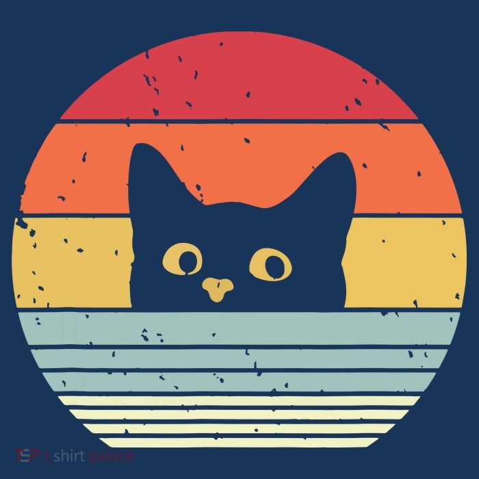Cat Retro Style T-Shirt