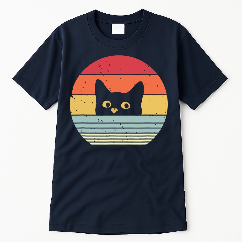 Cat Retro Style Tall T-Shirt