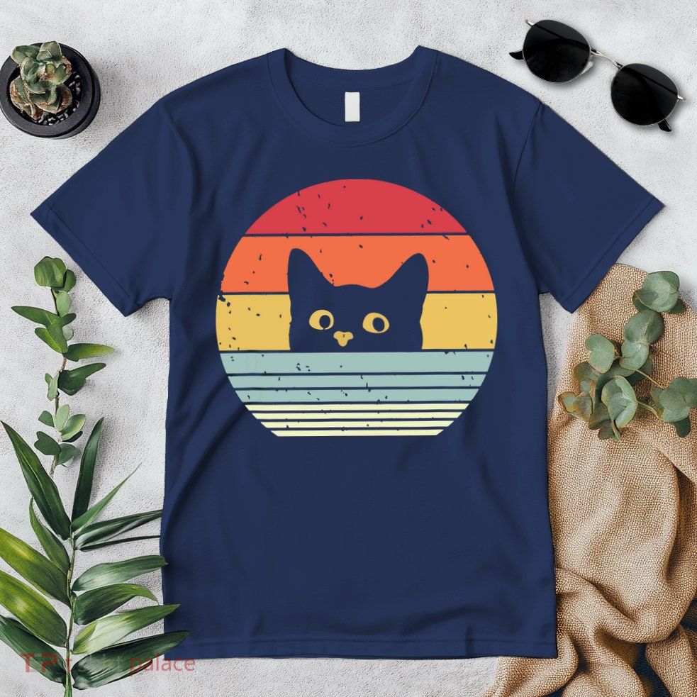 Cat Retro Style Premium T-Shirt