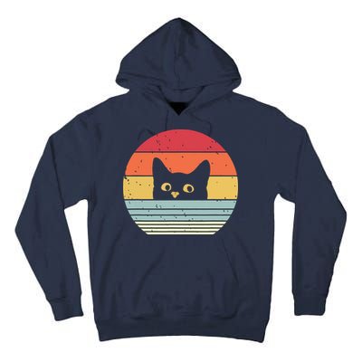 Cat Retro Style Tall Hoodie