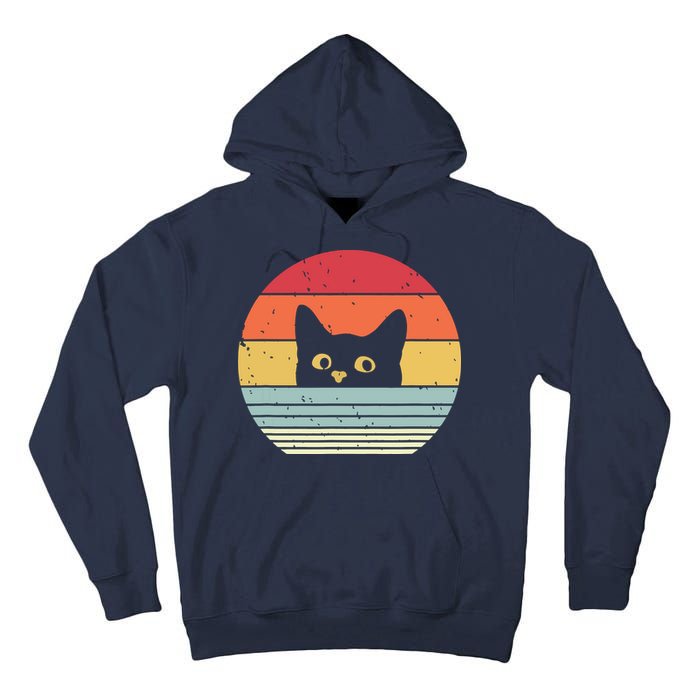 Cat Retro Style Tall Hoodie