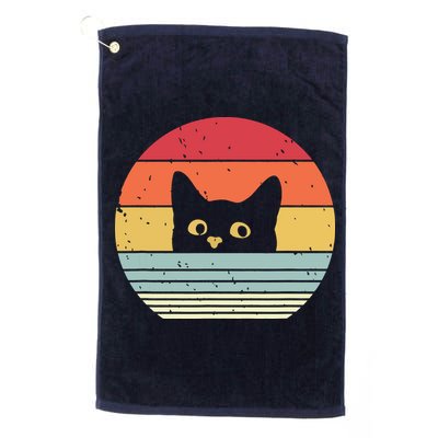 Cat Retro Style Golf Towel