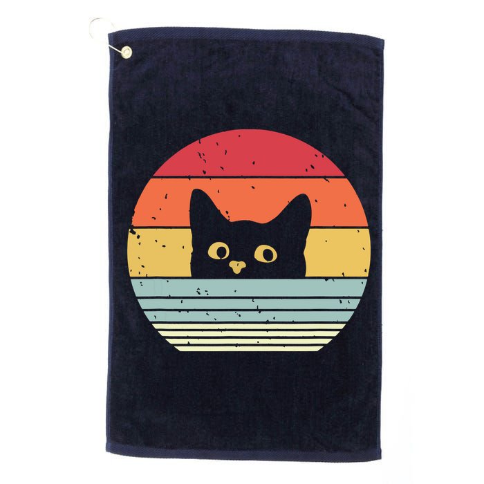 Cat Retro Style Golf Towel