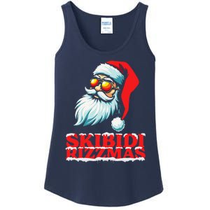 Christmas Retro Skibid.I Rizzmas Funny Santa Skating Board Ladies Essential Tank